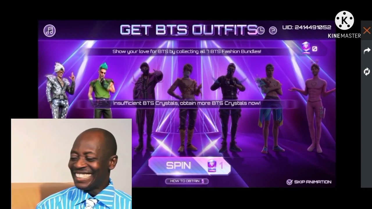 How to claim BTS crystal token 