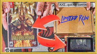 BLASPHEMOUS Nintendo SWITCH Unboxing + Gameplay Portable Limited Run