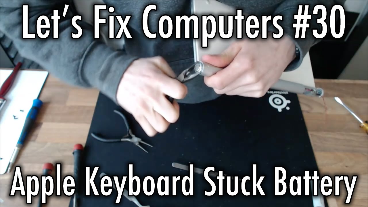 Lets fix. Как вставлять батарейки в клавиатуру Apple.