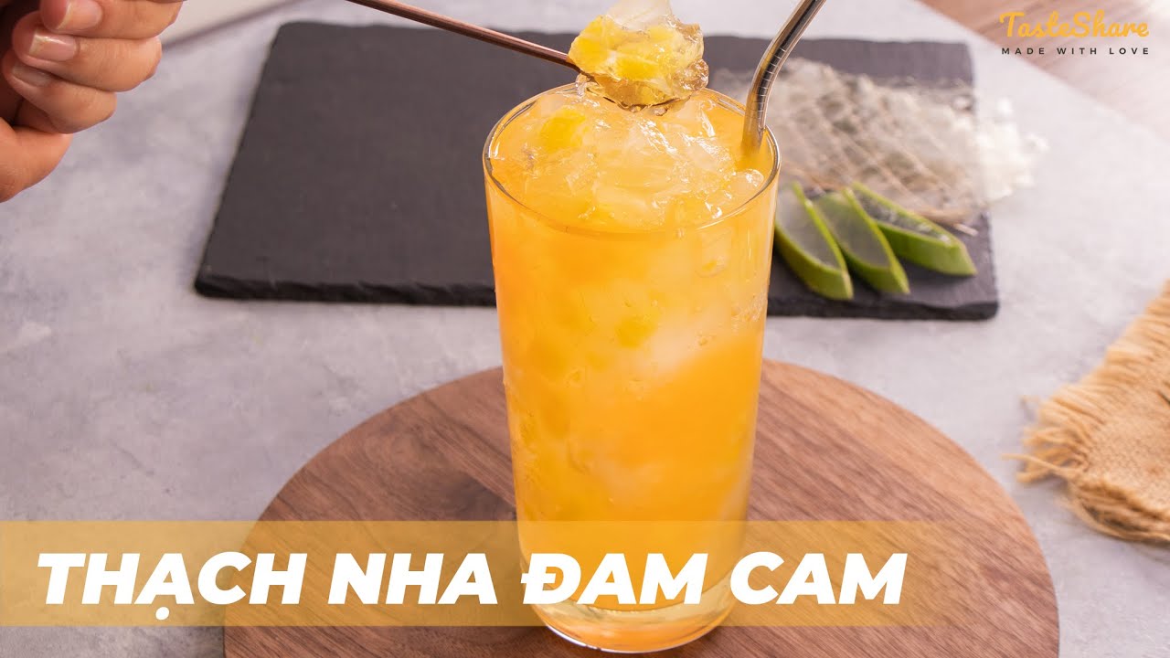 Hướng dẫn Cách nấu nha đam – CÁCH LÀM THẠCH NHA ĐAM CAM | TasteShare