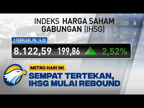 IHSG Rebound, Bangkit pada Perdagangan Sesi Dua - [Metro Hari Ini]