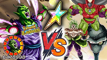 100% EZA INT LR PICCOLO LEVEL 10 LINKS VS CELL MAX & RED ZONES! Dragon Ball Z Dokkan Battle
