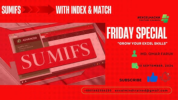 "How to Use Excel SUMIFS with INDEX MATCH Like a Pro"