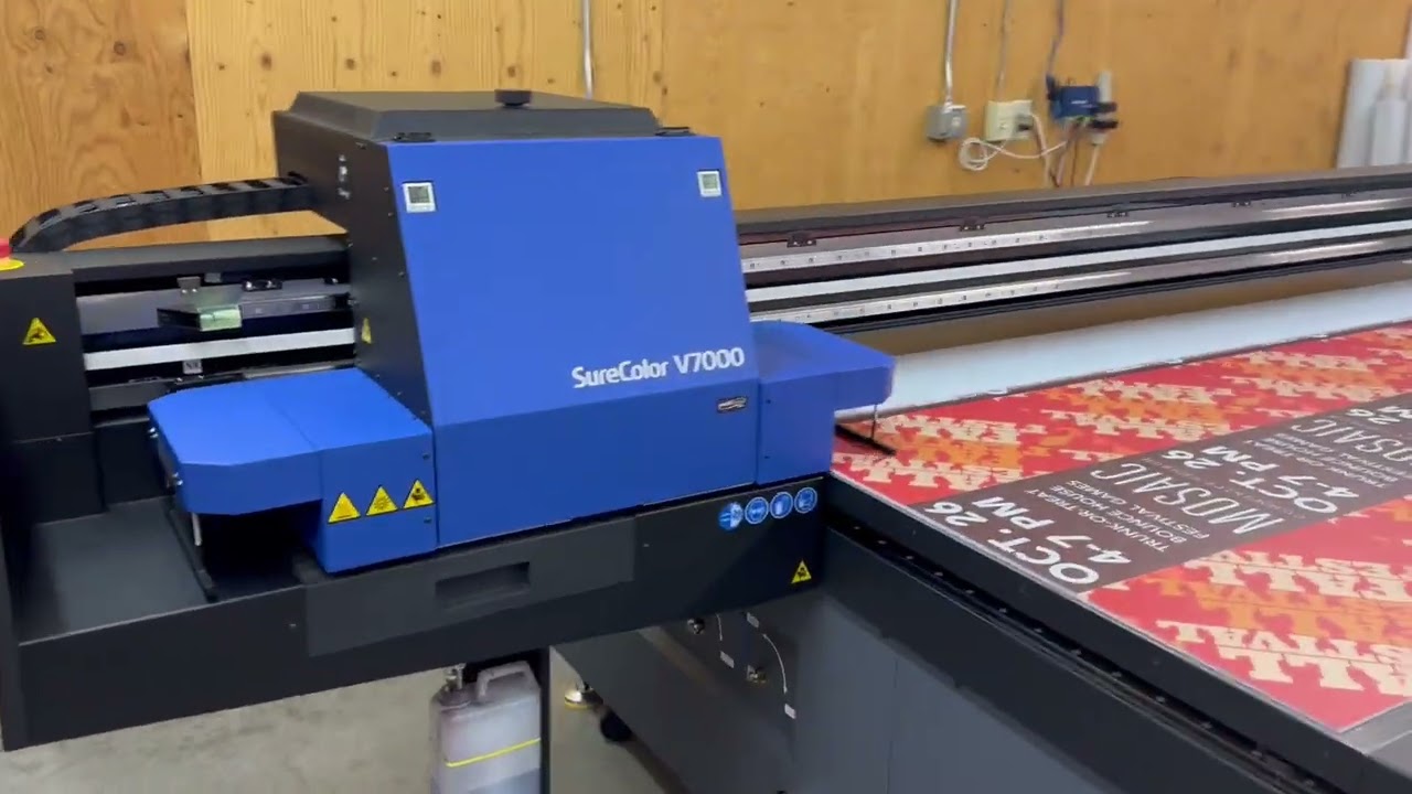 Direct Print UV Printer for high quality, fast, affordable signs.