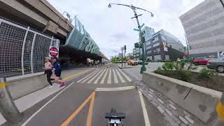 Chelsea Market - over the GWB - to Jersey City.
