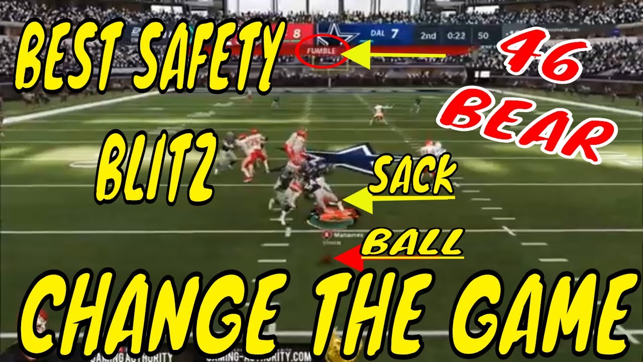 BEST Safety Blitz Madden 21 NEW Unblockable 46 Blitz in Madden 21