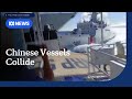 Chinese ships collide while pursuing Philippine vessel in South China Sea | ABC NEWS