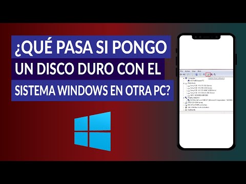 ¿Qué pasa si Pongo un Disco Duro con el Sistema Windows en otra PC?