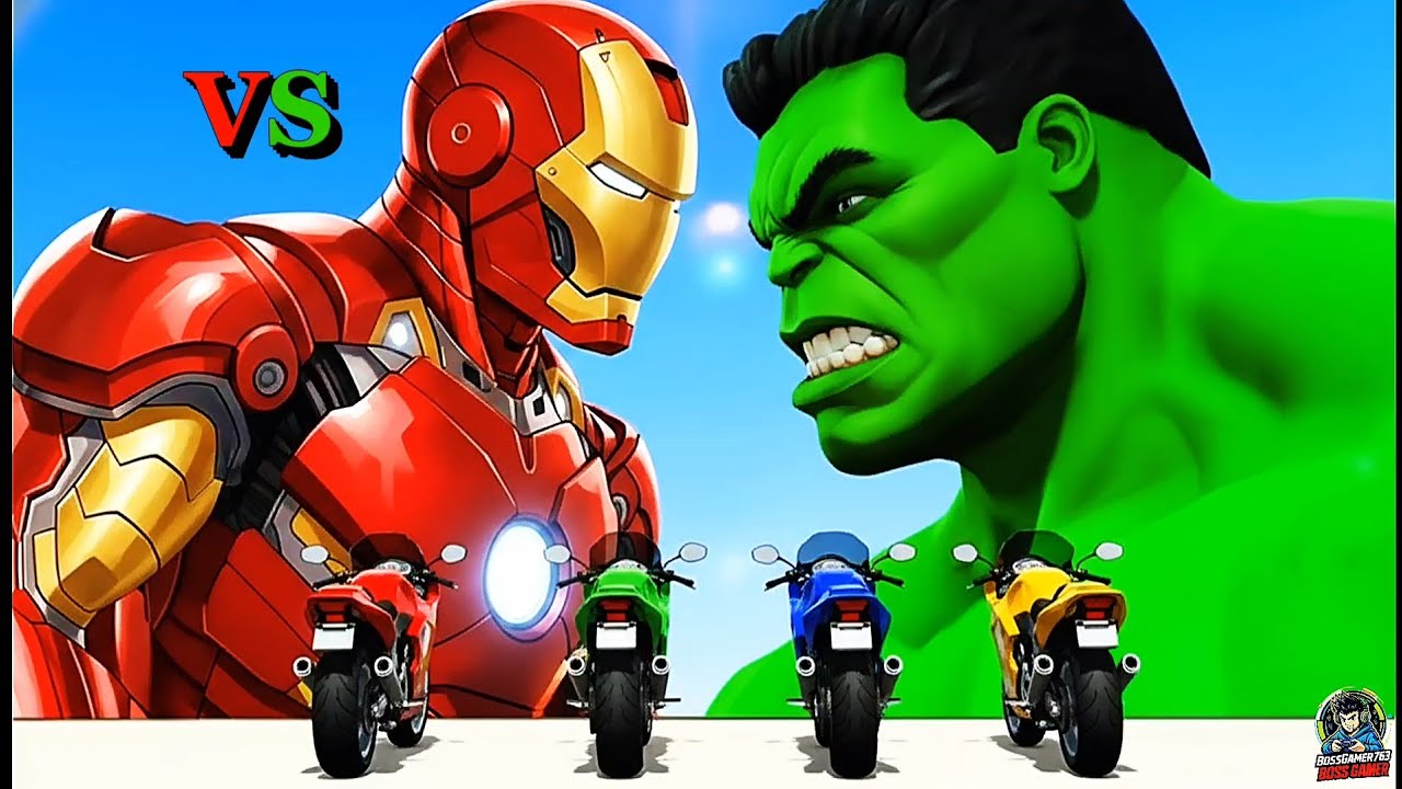 🔴 LIVE | HULK vs IRON MAN 🔥 Bike Racing + New Cheat Code | Indian Bike Driving 3D | BossGamer763