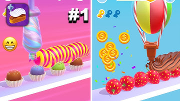 Perfect Cream: Dessert Games - Hyper Hybrid Casual - Gameplay Walkthrough (iOS & Android)