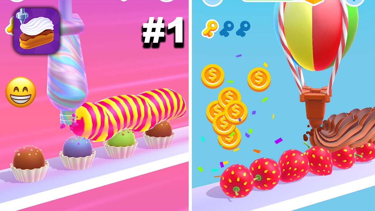 Perfect Cream Dessert Games Hyper Hybrid Casual Gameplay Walkthrough (iOS & Android) YouTube