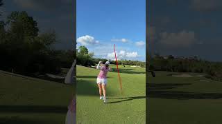 3 hole match with Angela at University of Texas Golf Club 🤘🧡 Part 2! #golf #d1golfer