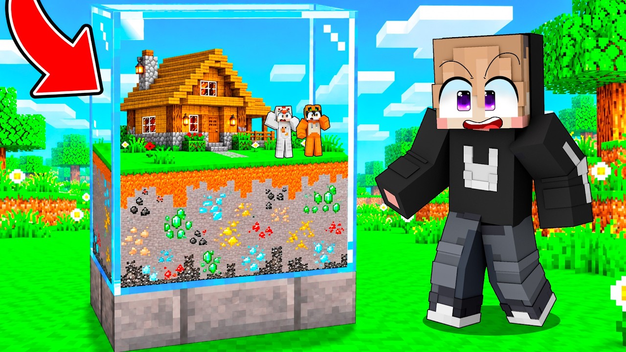 AKU PRANK KECILKAN RUMAH TEMANKU DI MINECRAFT!!