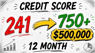 How to Get a 750+ Credit Score in 12 Months (And Why It's Worth $500,000 Over a Lifetime)