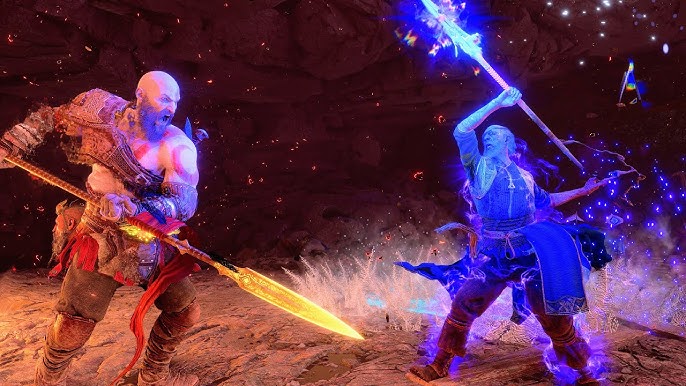 God of War: Ragnarok - Kratos VS Thor No Damage Boss Fight GMGOW 