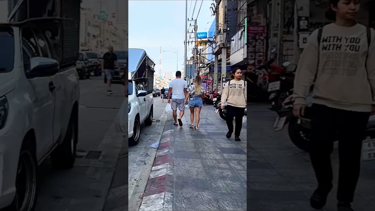 Walking around pattaya street 🇹🇭❤️ 