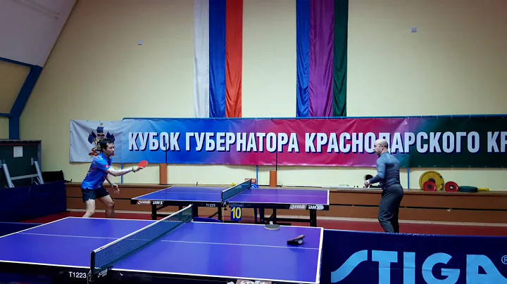 My table tennis training with USSR trampoline worl...