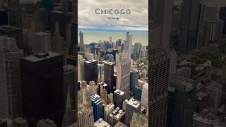 Chicago Skyline Magic✨|| Stunning City Views You Can’t Miss! #Shorts #chicago #travel