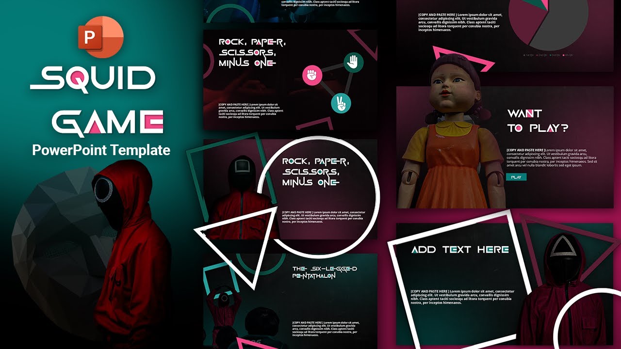 Squid Game PowerPoint Template | Aesthetic PowerPoint Presentation | FREE TEMPLATE | 2