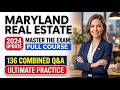 Pass Your Maryland Real Estate Exam on the First Try 136 Question Practice Test 2026