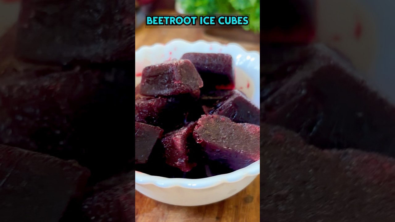 Beetroot ICE CUBES for Glowing Skin 