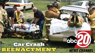ThinkFirst Held a Car Crash Reenactment to Show What it Would Really Be Like to be Involved in One