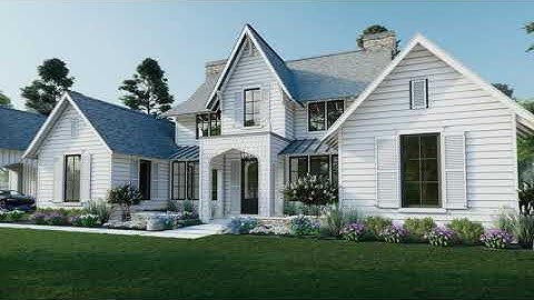 Country Cottage  - 3D Animation exterior