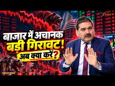 Stock Market Crash: बाजार में तेज गिरावट क्यों? Nifty में अब क्या करें? | Anil Singhvi