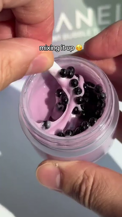 Adding Boba balls into our Bubble Tea Lip Sleeping Mask... Anyone want some? 😂