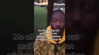 One eye open when I’m sleeping guy finding out about spiders TikTok meme
