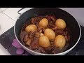 Adobong Atay ng Manok with Boiled Eggs Recipe
