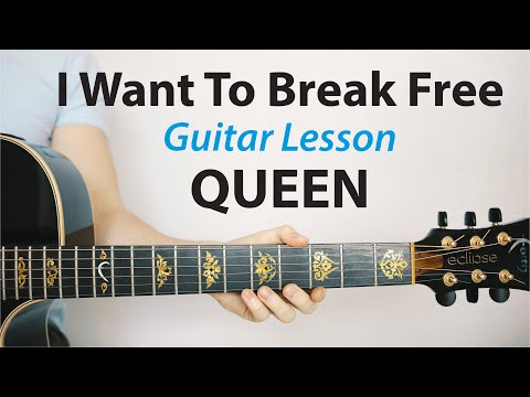 Queen: Break Free Acoustic Guitar Lesson