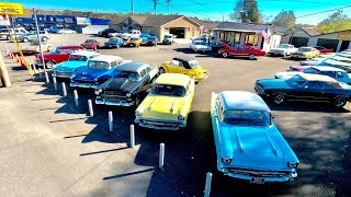 American Classic Car Lot Walk Around Hotrods Maple Motors Inventory Update 11/8/21