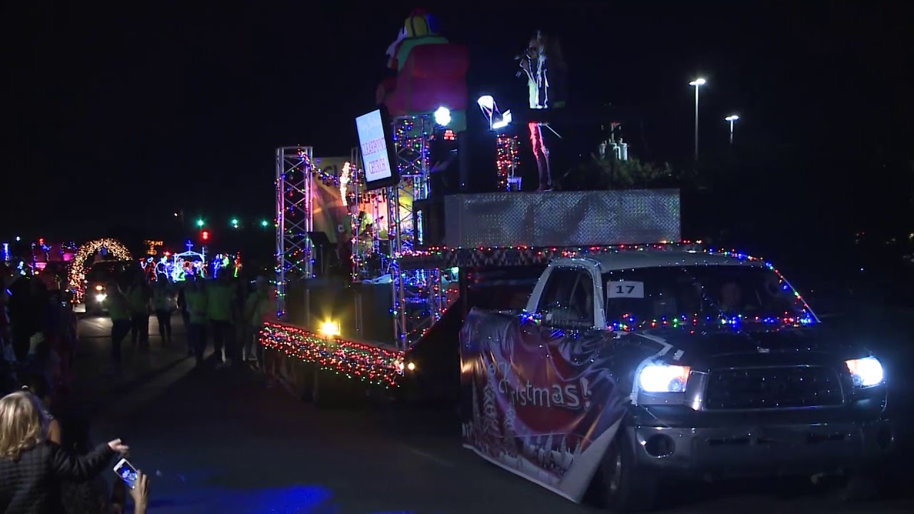 2018 Christmas Lighted Parade YouTube