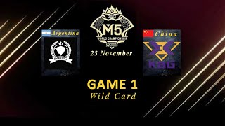 Argentina VS China Game 1 | IMPE VS KBG | Wild Card | M5 (Bahasa Indonesia) screenshot 2