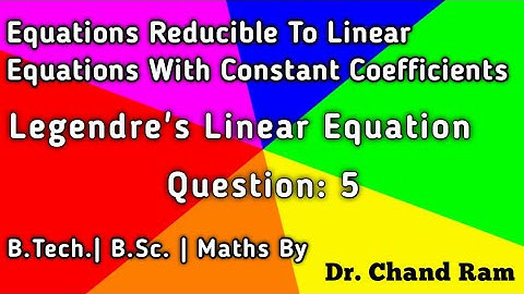 Question#5 on Legendre