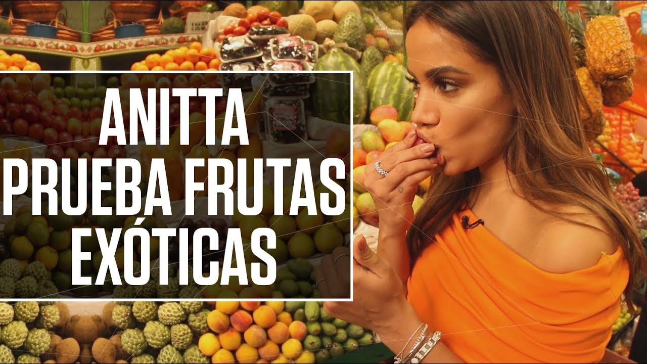 Probando frutas exoticas con Anitta | Shock