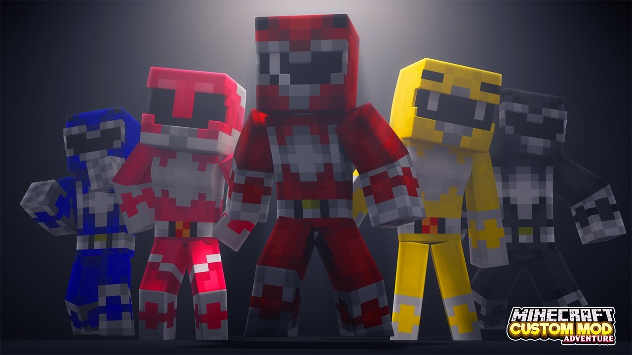 power rangers minecraft mod download