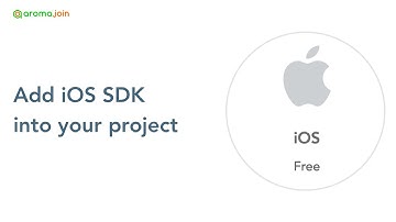 How to add the Aroma Shooter’s SDK framework to your iOS project