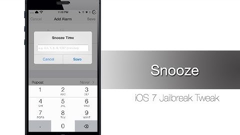 Snooze lets you customize your snooze times - iPhone Hacks