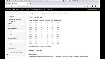 Radiant Tutorial Series: Linear Regression Video 2