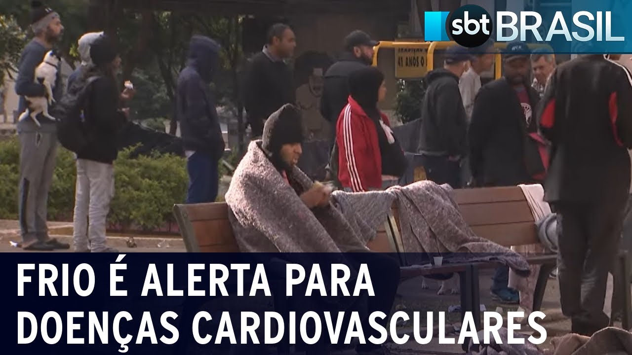 Cresce número de mortes por infarto; frio é um fator que auxilia o aumento | SBT Brasil (21/05/22)