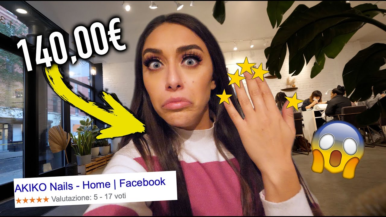 SONO ANDATA NEL CENTRO ESTETICO PIU' VOTATO DI NEW YORK! € 140,00 DI UNGHIE