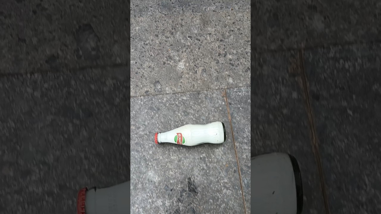 Crushing Crunchy Soft Things! Breaking glass bottles 