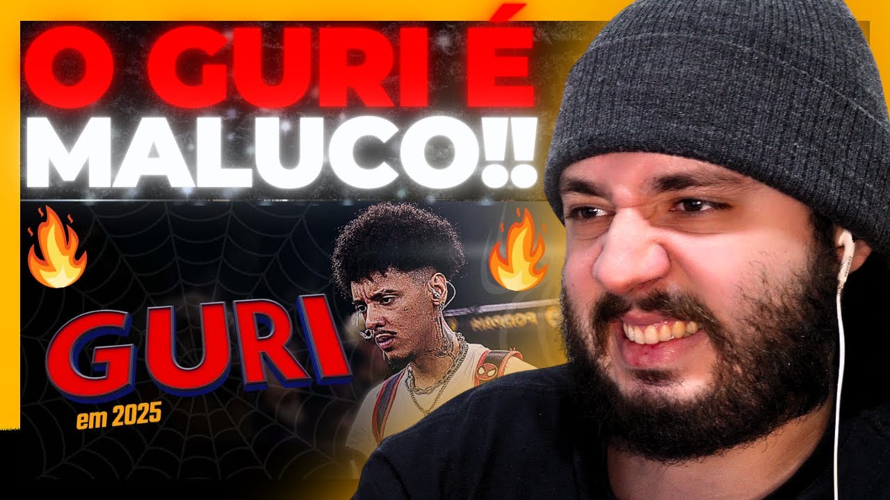 as INCRÍVEIS RIMAS do GURI em 2025! 🕷️ | REACT BAUEB