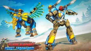 FLYING ELEPHANT ROBOT TRANSFORM GAMES | ANDROID GAMEPLAY HD | RUTION GAMES screenshot 3