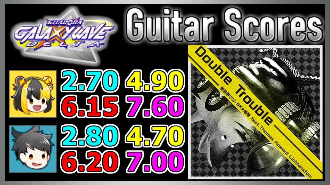 [GITADORA GuitarFreaks] Double Trouble Guitar & Bass Scores YouTube