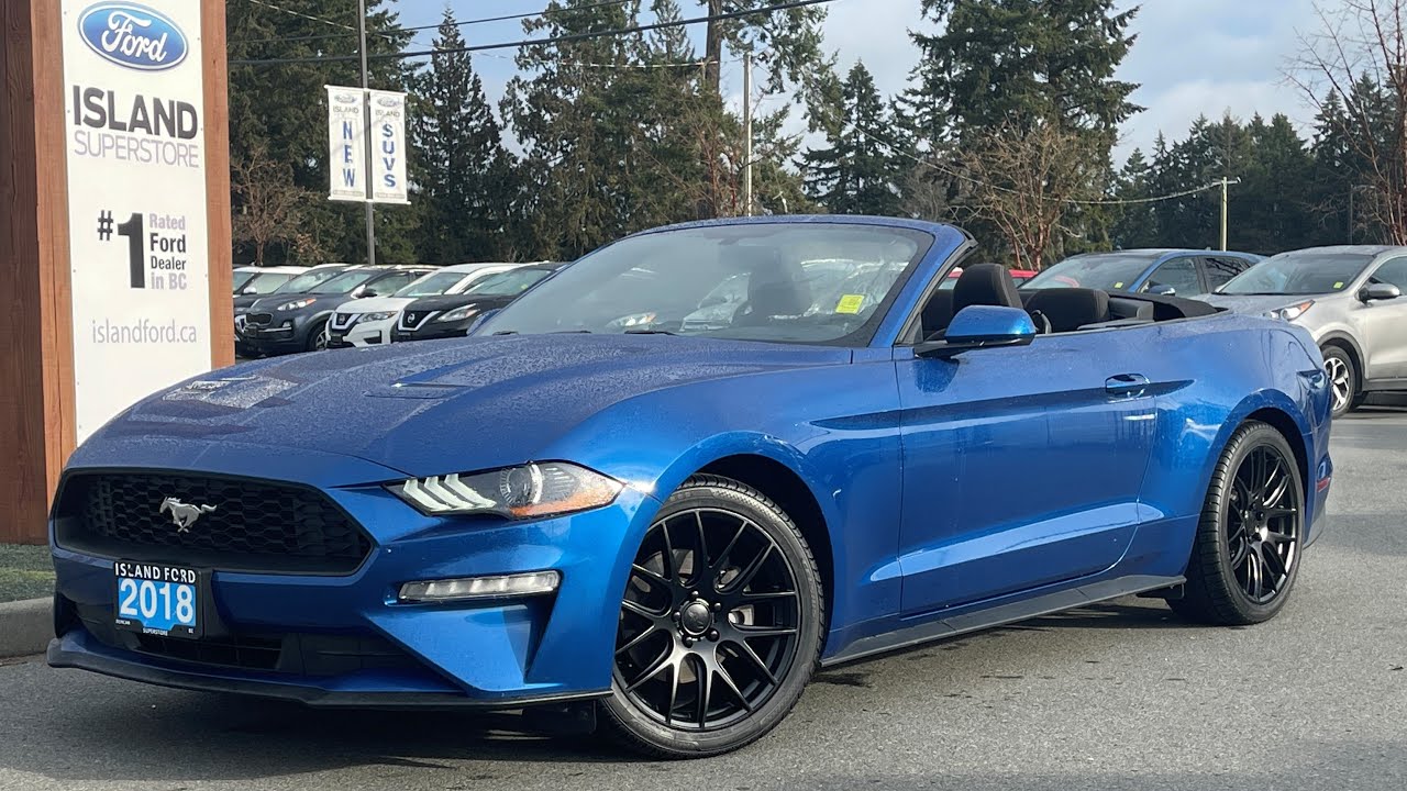 Fascinating 2018 Ford Mustang Ecoboost Convertible Pictures