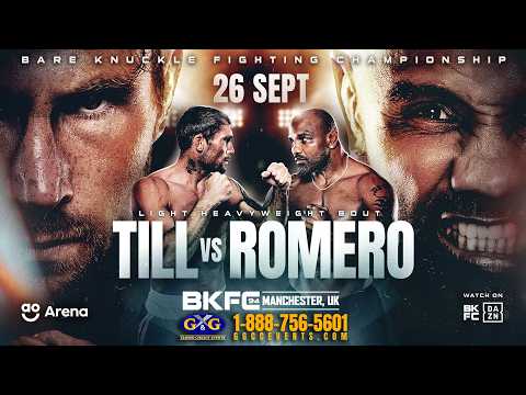 #GGCCEVENTS | BKFC 94 MANCHESTER: Till vs Romero | SEP 26