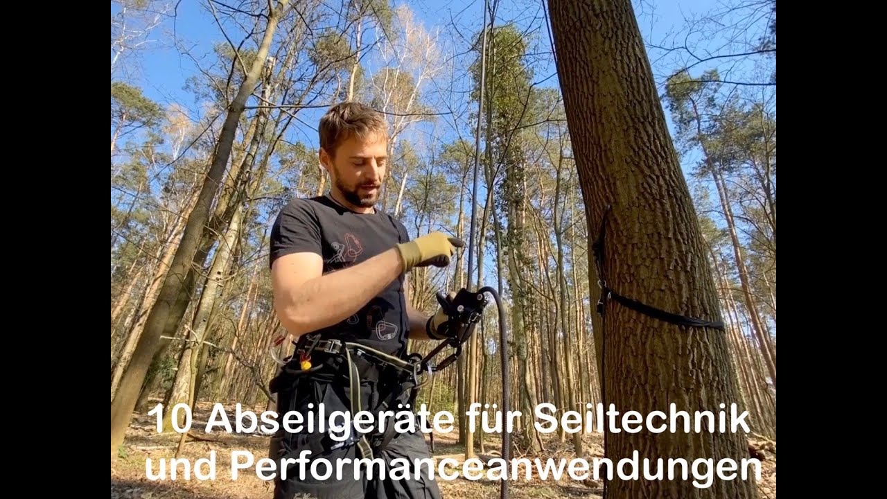 10 Abseilgeräte für Seiltechnik und Performanceanwendungen